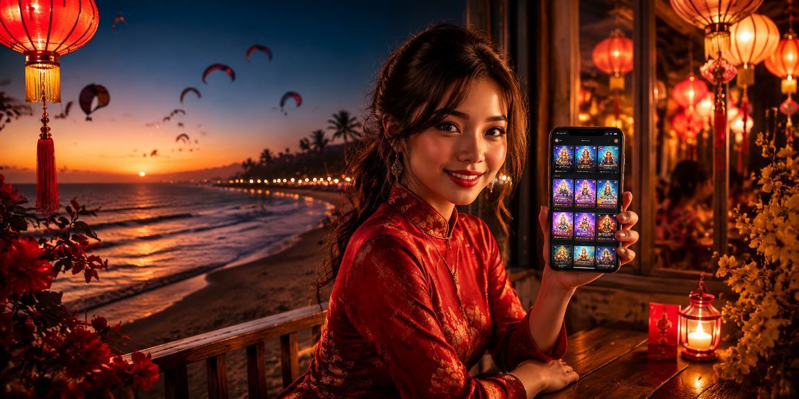 Người dùng trải nghiệm casino trực tuyến trên điện thoại di động tại Hội An